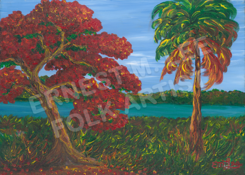 #062 - Royal Ponciana and Palm